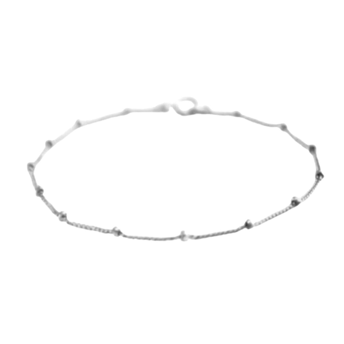 Shuosbai Bracciale da donna Piccole perline Catena a mano resistente alla corruzione in tinta unita per l'uso quotidiano_voghion.com