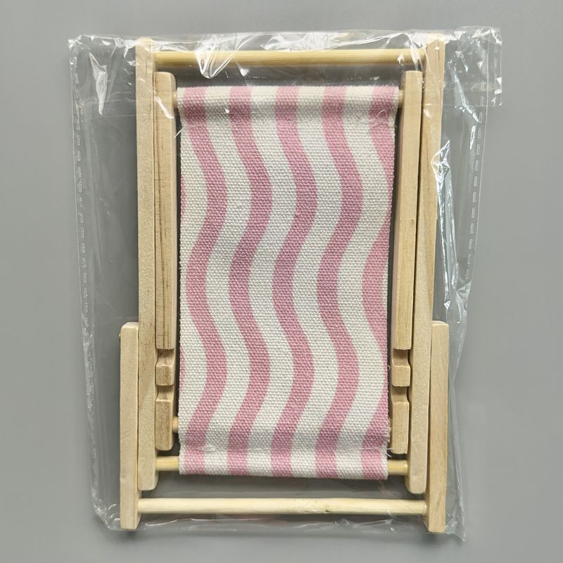 [Hot sales]1Pc Wooden Mini Beach Chair Phone Holder, Foldable Creative Desktop Accessory, Decorative Cell Phone Stand for Desk and Bedside_voghion.com