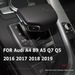 Voor Audi A4 B9 A5 Q7 Q5 2016 2017 2018 2019 Versnellingspookknophoes Geperforeerd leer Handbalversnellingspookhendelhendelhoes_voghion.com