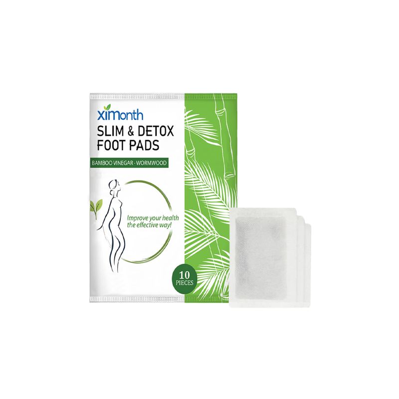XIMONTH Körperreinigung Beifuß Schlaf Fuß Bambuskohle Pflege Patch_voghion.com