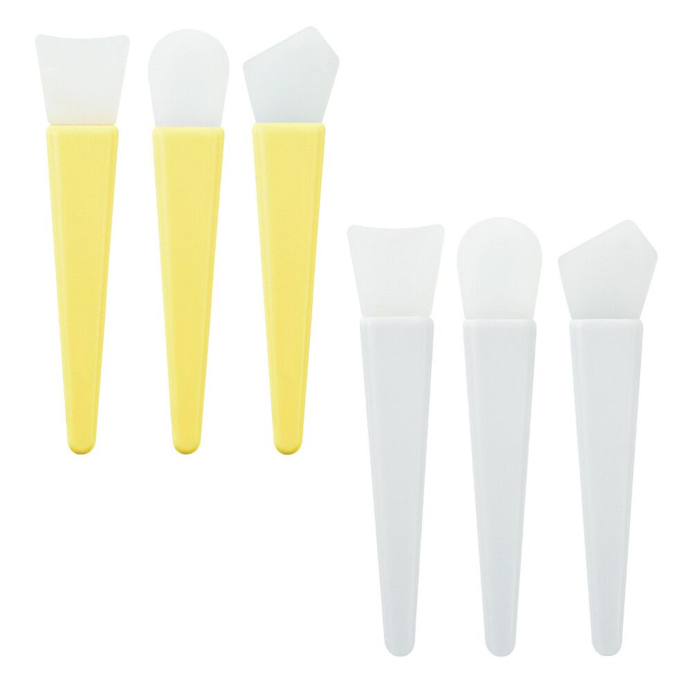 Lot de 2 spatules cosmétiques, applicateur d'argile pour le visage et pinceau applicateur d'acide_voghion.com