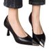 Französische High Heels mit Metallspitze für Damen, dünner Absatz, neues Design für Frühling und Herbst, elegant und modisch, ideal für den Alltag._voghion.com