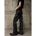13oz Raw Denim Bootcut Jeans – Classic Straight-to-Flare Pants With Embroidered Details (S-XL, 100% Cotton, Office-to-Night Out Staple)_voghion.com