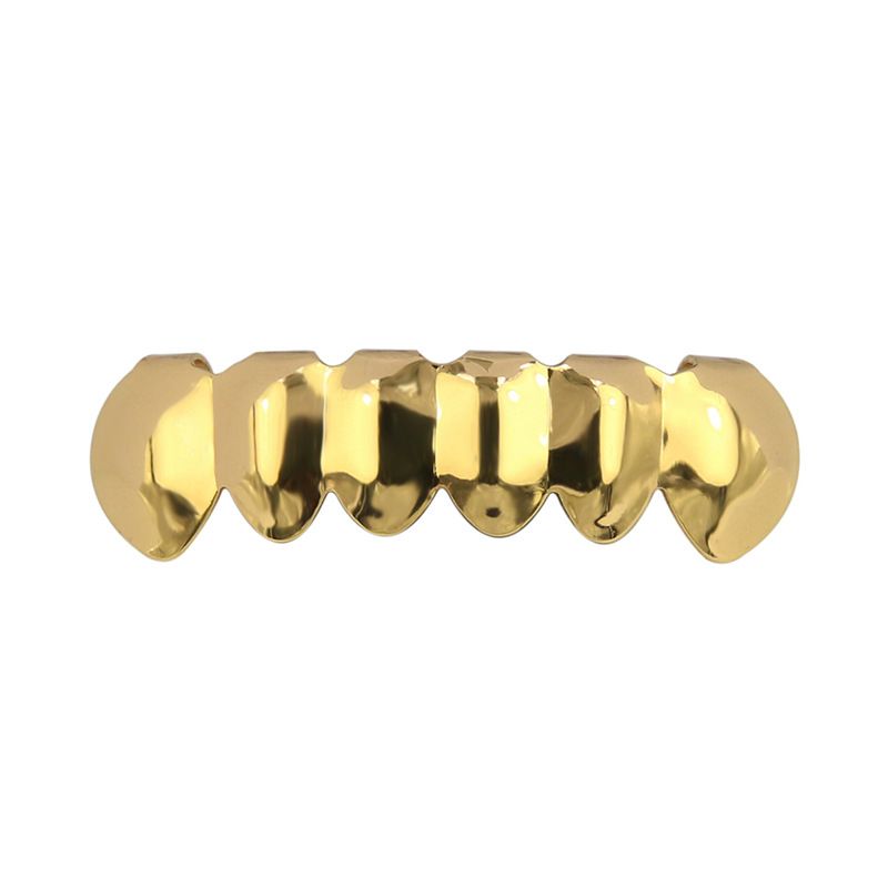 Bijoux unisexes Mode diamant dents en or jeu de cartes forme de costume pique pêches rouges prunes carré Un bijoux hip hop HIPHOP dent_voghion.com