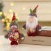 Festive Christmas Tree Ornaments Set - Soft Fabric Standing Figurines (Santa, Snowman, Reindeer, Bear) For Holiday Decor & Gifts"_voghion.com