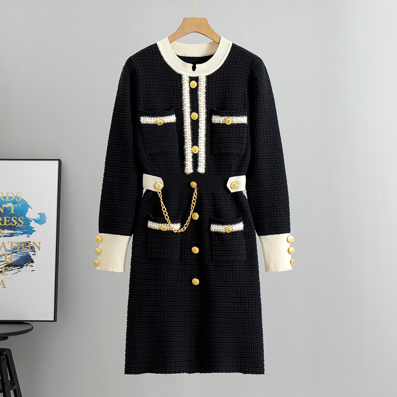 Damenbekleidung locker und schmal, mittellang und lang, mit Pullover darunter_voghion.com