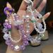 Mobile Phone Strap Wrist Chain Colorful Round Beads Handmade Pearl Beaded Pendant Short Phone Case Universal Anti Loss_voghion.com