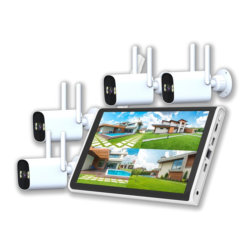 10 Inch Screen NVR Monitoring Set Waterproof Gun HD Camera Package_voghion.com