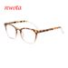 New Contrast Color Bean Curd Leopard Print Rice Nail Glasses Spring Foot Frame Reading Glasses_voghion.com