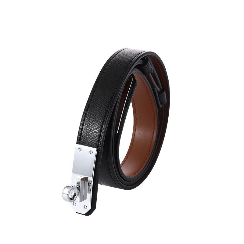Ceinture pour Femme Ceinture en Cuir Double Face Polyvalente avec Boucle réglable en Cuir Original Jupe Assortie Joint de Taille Sangle de Jeans_voghion.com