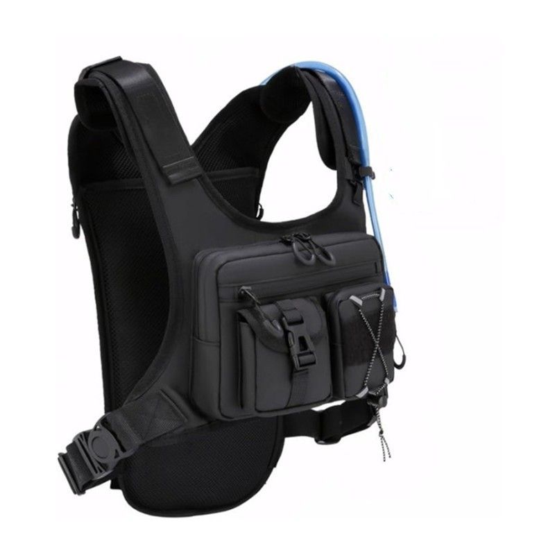 Taktische Brusttasche für den Außenbereich, Multifunktionsweste, Sport-Laufweste mit mehreren Taschen, Fahrradtasche_voghion.com
