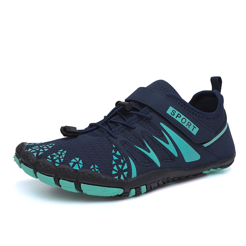 Men's Shoes Swimming Creek Tracing Five Finger Shoes, Spring/Summer Low cut Elastic Mesh Surface, Large Size Beach_voghion.com
