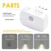 LED EU Plug In Smart Motion Sensor Light 220V Wall For Home Aisle WC Hallway Stair Kitchen Bedroom Night Lamp_voghion.com