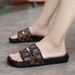 Boken Lao Hua Flat Bottom Two Strap Slippers Comfortable Outerwear Casual Fashion Versatile Large Beach Drag_voghion.com