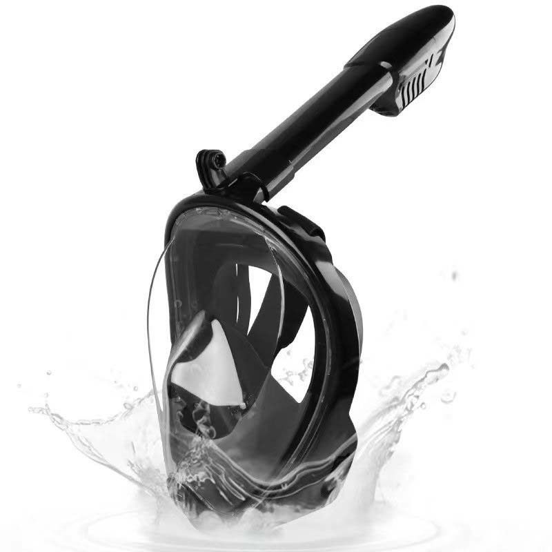 Beliebte Schnorchelzubehör Volle trockene Tauchmaske Schnorcheln Vollabdeckung Schwimmmaske_voghion.com