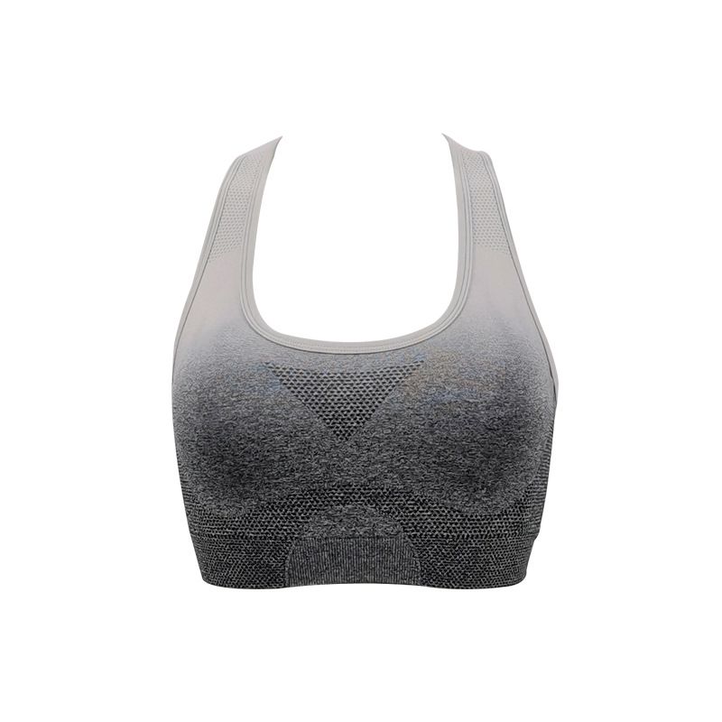Fitness Running Outerwear Vest Shock Absorption Yoga Push Up Dyeing Seamless Wireless Sports Bra For Women_voghion.com