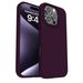 Capa de celular simples anti-queda Aple 16ProMax de cor sólida adequada para iPhone 16 capa de celular de silicone líquido_voghion.com