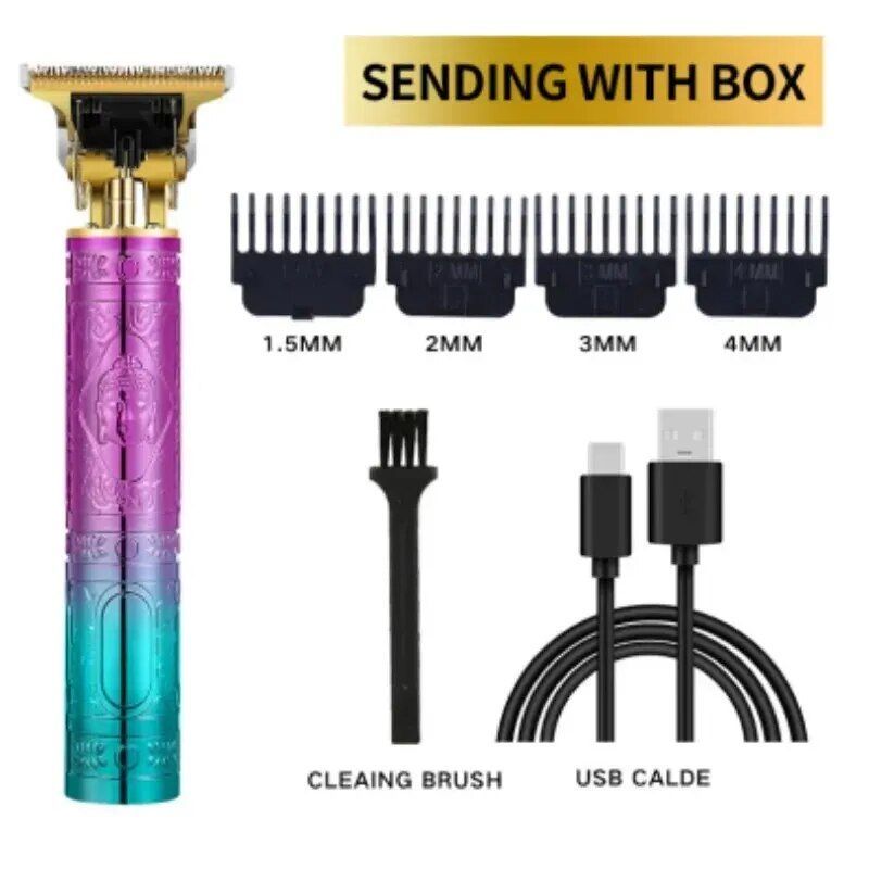 Adult Electric Vintage Haircut Razor For Men Shaver Home Usb Charging Barber Shop Rechargeable Clipper_voghion.com