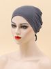 Modal mercerized cotton elastic elastic primer headscarf chemo cap_voghion.com