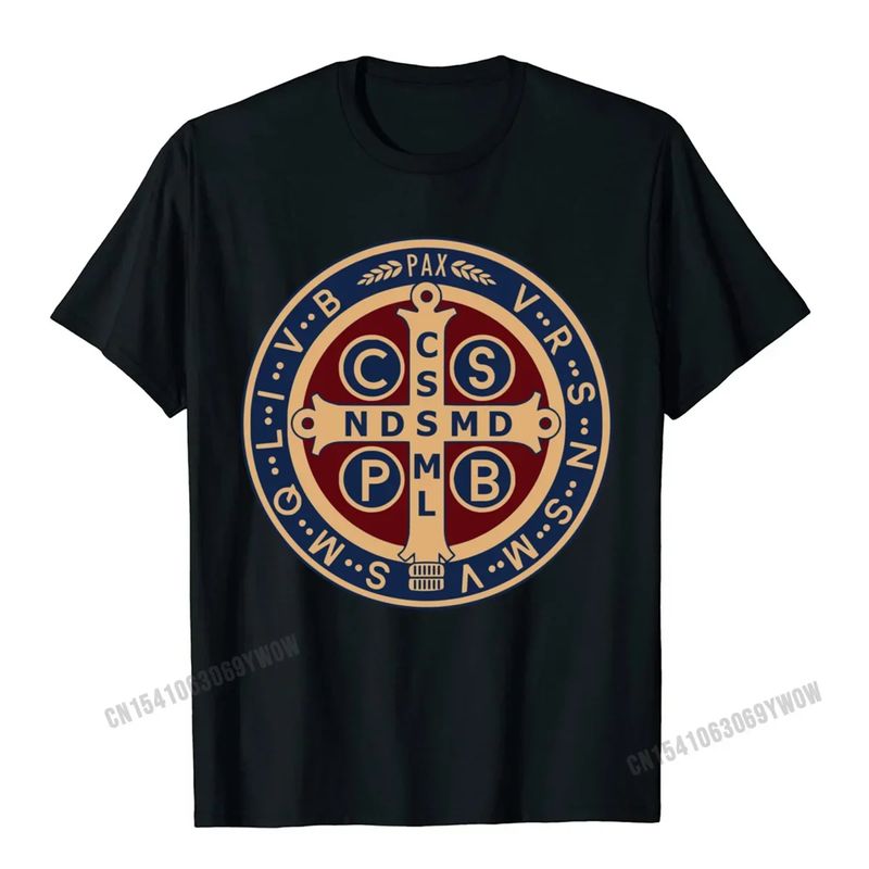 Le pull médical catholique Saint Benoît T-shirts Camisas Femme Slim Fit T-shirt Femme T-shirt imprimé Loose Geek._voghion.com