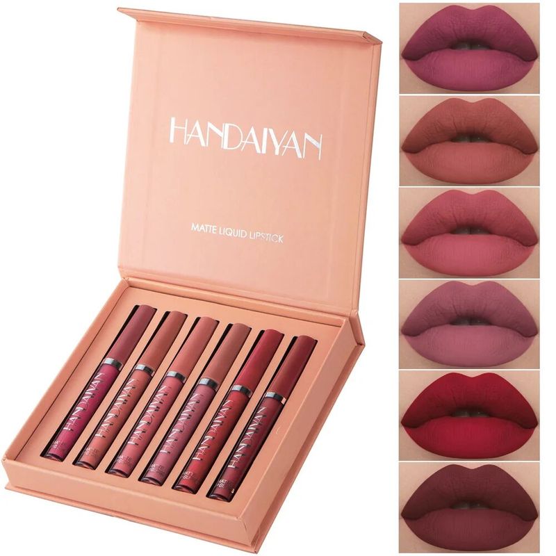 1Pc Hot Sexy 12 Faarwen Laang dauerhaft Waasserdicht Ultra Matt Nude Liquid Lipstick Moisturizer Veet Glosses Women Lip_voghion.com