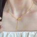 New Arrival All-Match Small Waist Necklace Women's Light Luxury Niche Design Sense Fashion Brass Gold Plated Set Chain for a Long time_voghion.com
