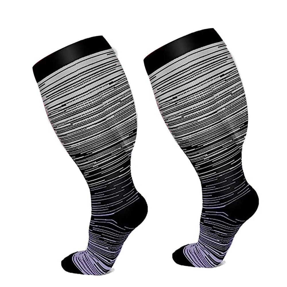 Īpaša izmēra zeķes ar augstu tauku spiedienu, kas spiež uz vidukļa, un sekundārās elastīgās zeķes ar augstu vēnu elastību._voghion.com