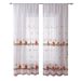 New American Christmas Curtains Christmas Snowflake Embroidery Window Screen Blackout Rectangular Beautification Decorative Fabric Finished Product_voghion.com