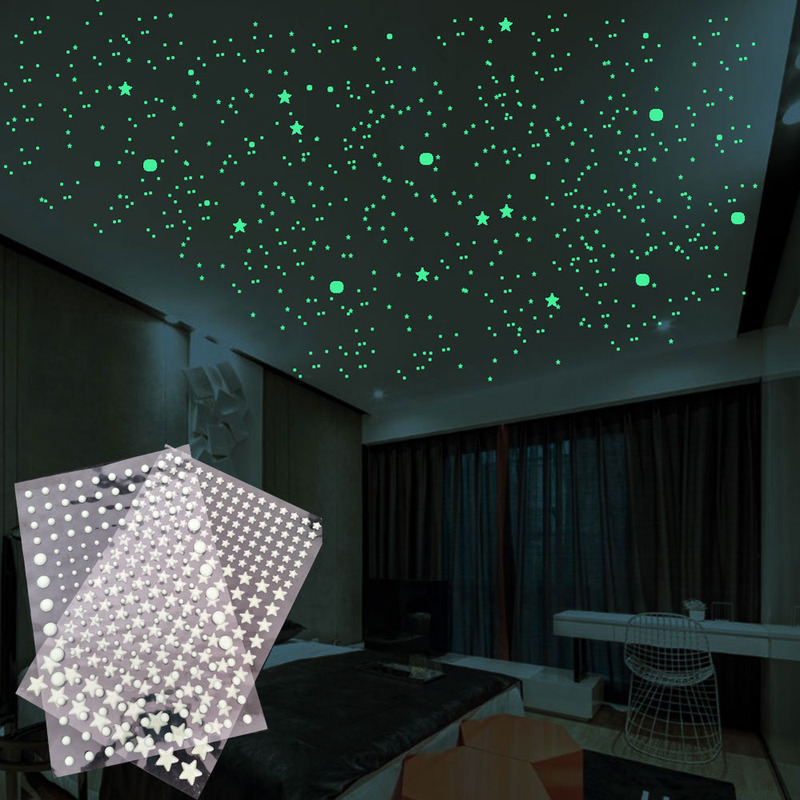 High brightness bubble three-dimensional luminous pas luminous dot luminous pentagonal star night logo fluorescent_voghion.com