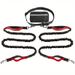 Running Sports Reflective Dog Nylon One-to-Two Pet Leash_voghion.com