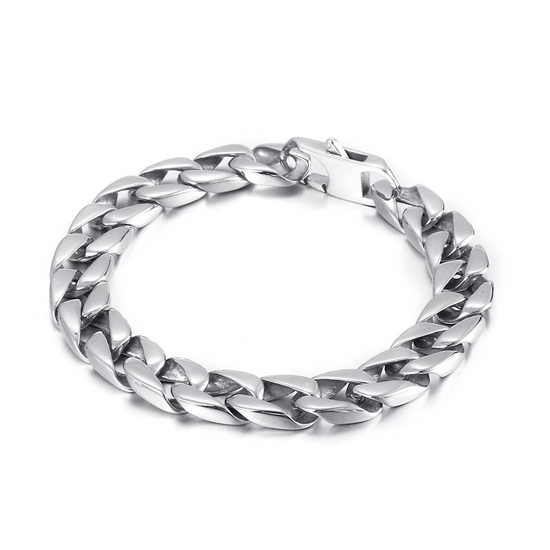 Men's Jewelry Personalized New Fashion Titanium Steel Bracelet Creative Retro Lace Stainless Steel Bracelet Jewelry_voghion.com