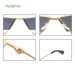 Flip Up Customized New Fashion Glasses Polygon Double-layer Overturning Women Men Sunglasses_voghion.com