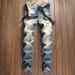 Vente en gros de jeans Pulse pour hommes, jeans déchirés délavés vintage, non extensibles, style européen et américain, polyvalents, transfrontaliers_voghion.com