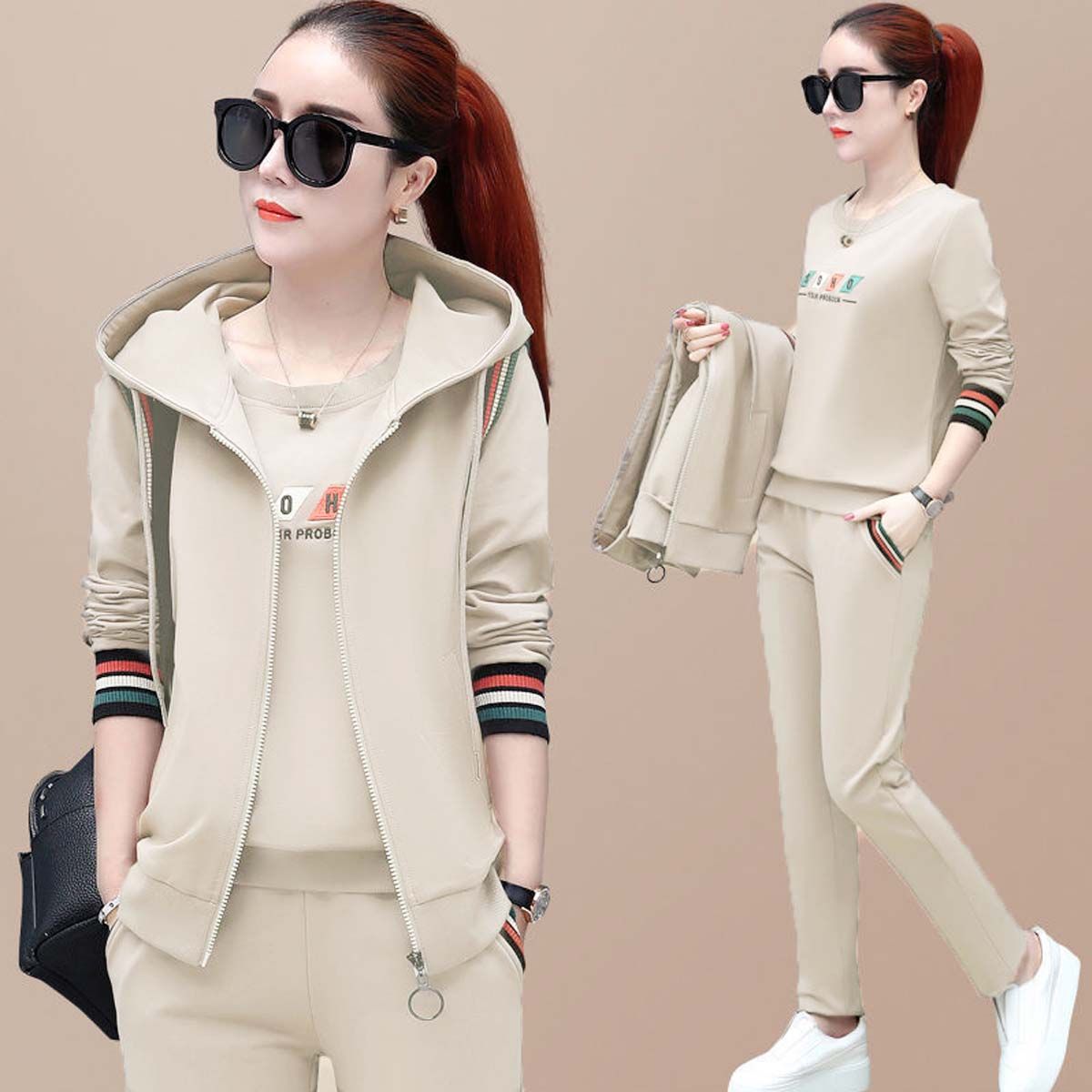 Women's Sweatshirt Plus Size Leisure Sports Suit Women_voghion.com