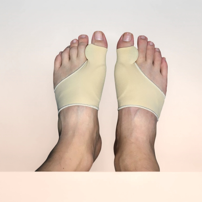 Zehenvalgus-Korrekturtuch plus Silikonkleber, großer Zehenknochen, Anti-Verschleiß, Hallux-Valgus-Korrektur, inneres Silikon_voghion.com