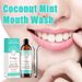 Oralhoe Coconut Mint Mouth Wash, Whitening Teeth Yellow Teeth Stains Tongue Coating Clean Fresh Breath Oral Care_voghion.com