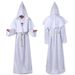 Halloween Cosplay Costume Medieval Monk Costume Monk Robe Wizard Costume Priest Costume COS Costume Stage Costume_voghion.com