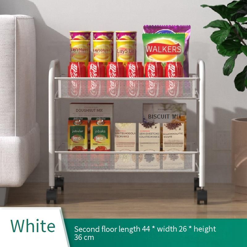 Carrello portaoggetti versatile da cucina con ruote - Organizzatore multilivello con ruote per frutta, verdura e articoli da dispensa_voghion.com