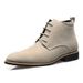 25880 Suede Cloth Men's Casual Shoes Chelsea Boots Beige, Choose Size And Tell Seller_voghion.com
