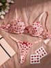 Completo intimo molto venduto, reggiseno push-up sexy con ricamo a cuore in rete trasparente_voghion.com