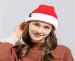 Sciarpe Set Palla Natale Inverno Cappelli da pescatore Cappello di maglia Addensare Caldo Casual Esterno Cappelli Berretto Colore rosso_voghion.com