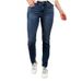 Dameskleding Jeans Grote maten Elastische Slim Fit Potloodbroek Rechte Denim Broek_voghion.com