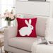 Nordic sweet candy-colored rabbit towel embroidered pillow case cross-border supply cushion a generation of hair_voghion.com