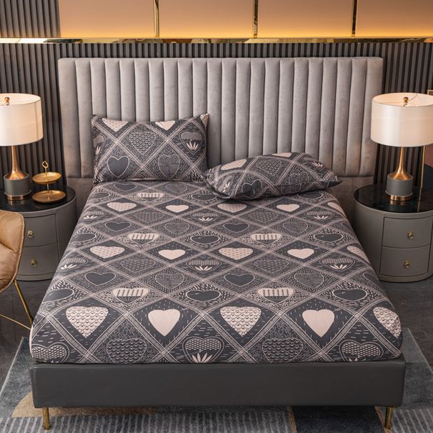 Tecknad tryckt lakan Dammtät hudvänlig säng Lakan Madrassskydd Lakan - 1 st._voghion.com