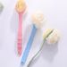 Double-sided Back Rub Bath Brush, Soft-bristled Bath Brush, Long Handle Does Not Ask People To Rub Mud, Bath Brush Can Be Hung With Bath Flower Bath_voghion.com