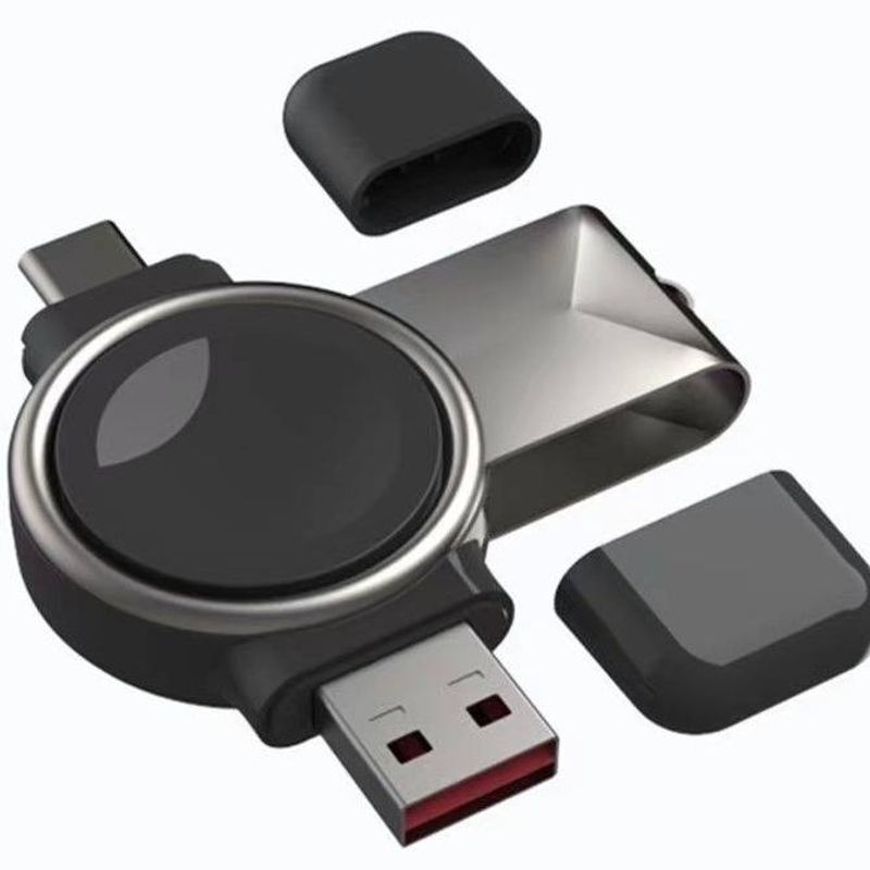 Novo brezžično polnjenje magnetnih ur je primerno za Apple ure generacije 1-9 /SE/Ultra Typec + dvojni vmesnik USB_voghion.com