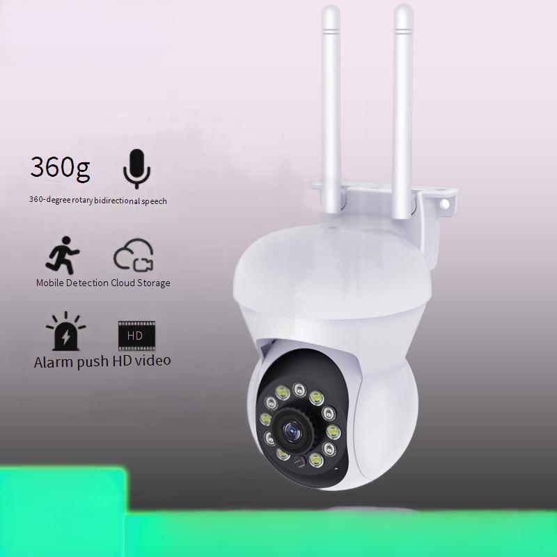 Security Cameras 1080P Surveillance Camera Wireless Wifi Ball Machine 360 Degree Waterproof HD Remote Control Dual Light Night Vision_voghion.com
