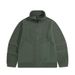 Men's Fleece-Lined Zip-Up Hoodie - Lightweight Sherpa Pullover With Stand Collar_voghion.com