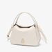 Summer Top Layer Cowhide Basket Bag For Women, Niche Design, Half-Moon Round Small Handbag, Crossbody Bag, Light_voghion.com
