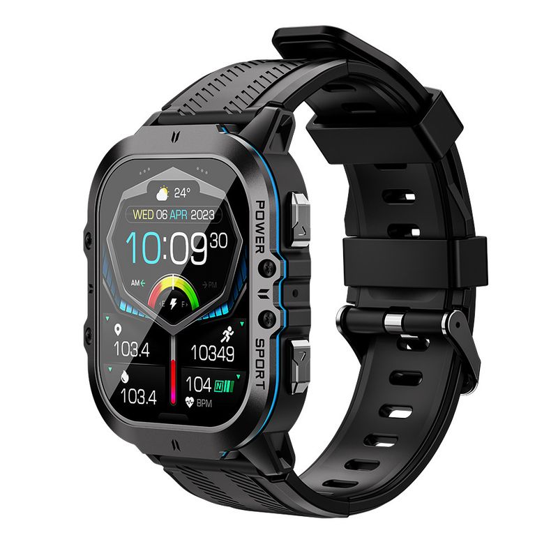 Smart Electronics smart klocka skärm Bluetooth-samtal trippelt skydd utomhussport vattentät hjärtfrekvens blodsyreövervakning_voghion.com